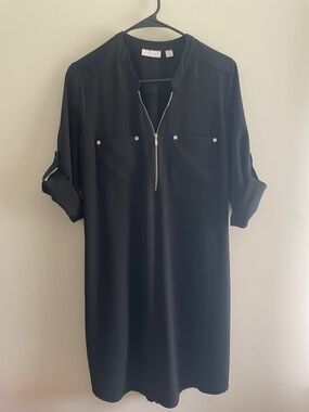 New York & Company Black Minimalist beautiful dress